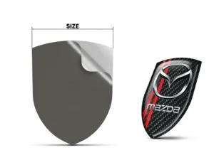 Mazda Adesivi Aziendali su Misura Edizione Regolabili Design